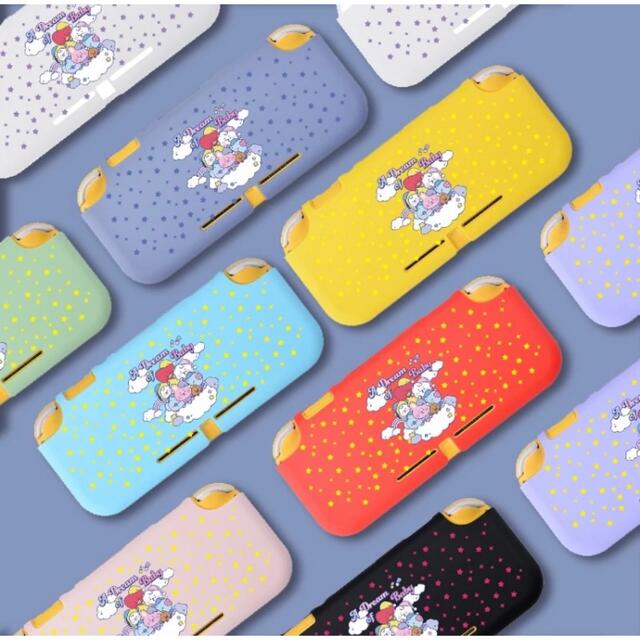 防弾少年団(BTS)(ボウダンショウネンダン)のBTS BT21 Nintendo Switch Lite カバー イエロー エンタメ/ホビーのタレントグッズ(アイドルグッズ)の商品写真