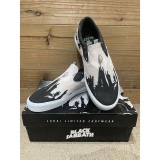 ラカイリミテッドフットウェア(LAKAI LIMITED FOOTWEAR)の未使用 ラカイ ブラックサバス スリッポン 26.5 lakai 黒 ブラック(スニーカー)