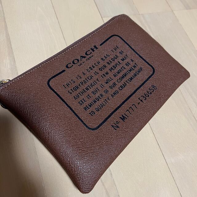 COACH(コーチ)の【 ほぼ未使用 】コーチ coach / ポーチ レディースのファッション小物(ポーチ)の商品写真