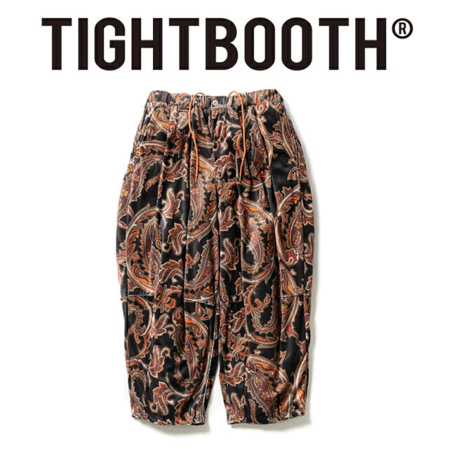 TIGHTBOOTH PAISLEY  BALLOON PANTS L