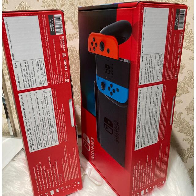 Nintendo Switch(ニンテンドースイッチ)の【新品未開封2台セット】Nintendo Switch JOY-CON(L)  エンタメ/ホビーのゲームソフト/ゲーム機本体(家庭用ゲーム機本体)の商品写真