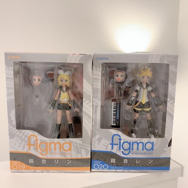 美品figma鏡音レン鏡音リン2体セットフィギュア初音ミク