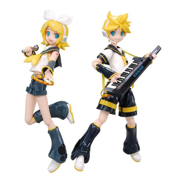 美品figma鏡音レン鏡音リン2体セットフィギュア初音ミク