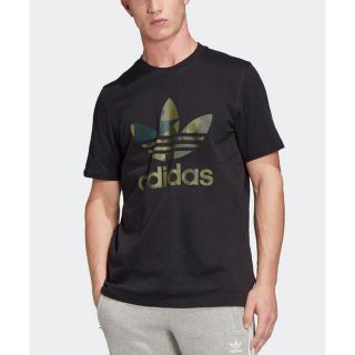 アディダス(adidas)の【新品未使用】Mサイズ　アディダスオリジナルス　ビッグロゴ　 カモフラ Tシャツ(Tシャツ/カットソー(半袖/袖なし))