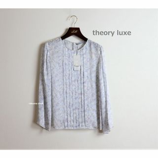 セオリーリュクス(Theory luxe)の新品 theory luxe 20SS フラワープリントブラウス グレー(シャツ/ブラウス(長袖/七分))