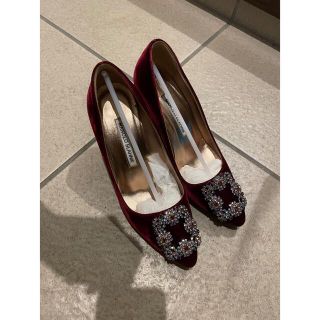 マノロブラニク(MANOLO BLAHNIK)のマノロブラニック　パンプス　ハイヒール35.5(ハイヒール/パンプス)