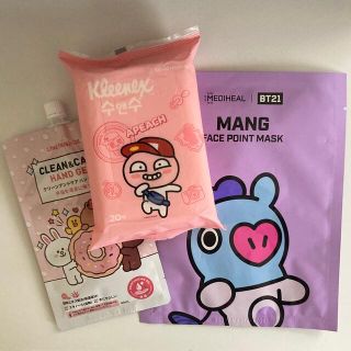 ボウダンショウネンダン(防弾少年団(BTS))のBT21 l MEDIHEAL MANG ポイントパッチ ウェットティッシュ(パック/フェイスマスク)