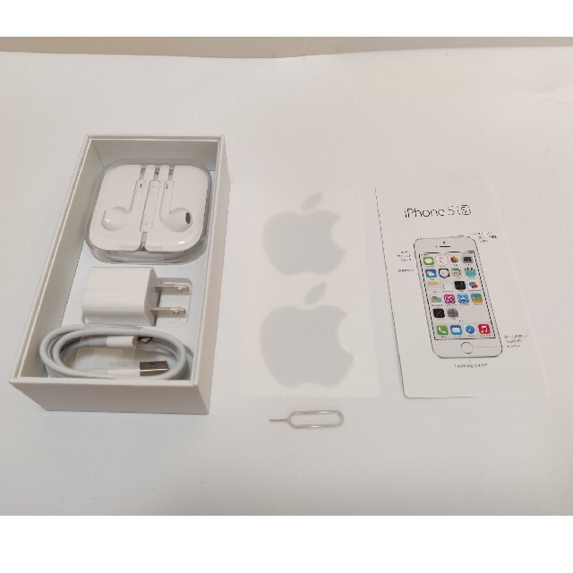 【難あり】iPhone 5s Gold 64GB docomo ケーブル付 6