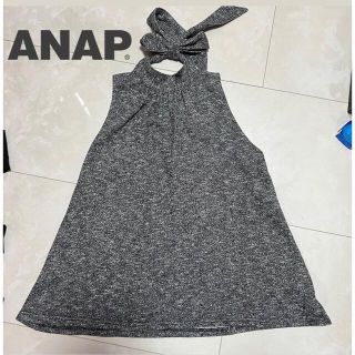 アナップ(ANAP)のANAP アナップ　袖なしカットソー　トップス(カットソー(半袖/袖なし))