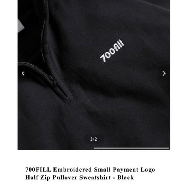 1LDK SELECT - 700fill half zip sweatshirt Lサイズの通販 by ...