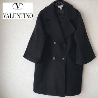 美品 ヴァレンティノ VALENTINO 希少 ロングコート コート　黒
