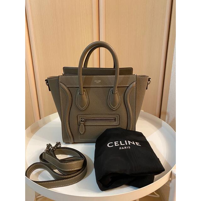 激安通販の CELINE セリーヌ ラゲージナノ　スリ 【ネット限定】CELINE　セリーヌ　ラゲージナノショッパー　189243DRU　カーフ　スリ　 旧型　【888】　2143400176970　I バッグ