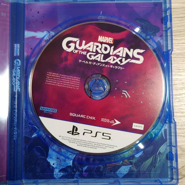 PlayStation(プレイステーション)のMarvel’s Guardians of the Galaxy（マーベル ガー エンタメ/ホビーのゲームソフト/ゲーム機本体(家庭用ゲームソフト)の商品写真