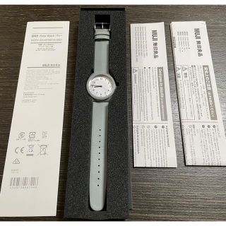 ムジルシリョウヒン(MUJI (無印良品))の無印良品　solar watch グレー(腕時計)