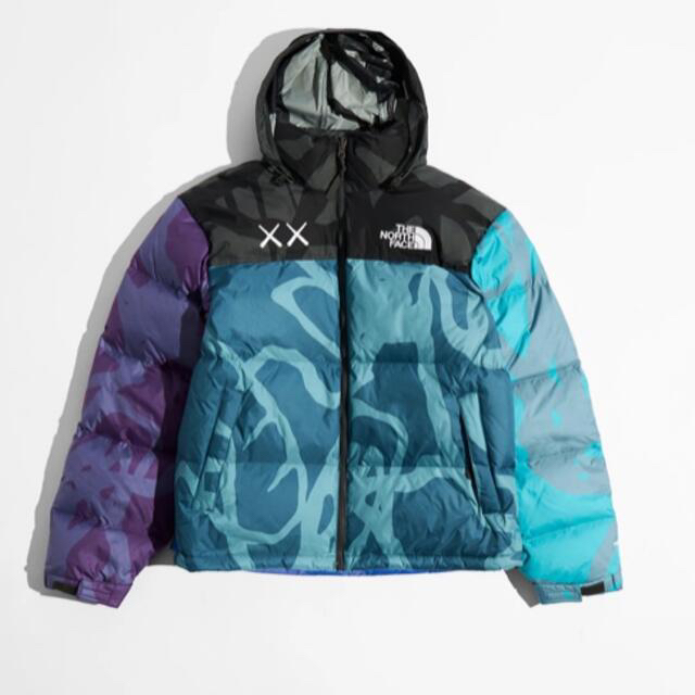 るてぃ専用　the north face KAWS retro nuptse S