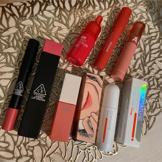 口紅リップセット YSL・CLARINS・ロムアンド・ビーアイドルetc..