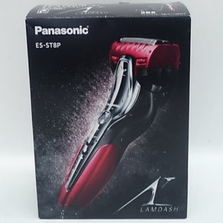 パナソニック(Panasonic)のメンズシェーバー ラムダッシュ 3枚刃 お風呂剃り 赤 ES-ST8P-R(1台(メンズシェーバー)