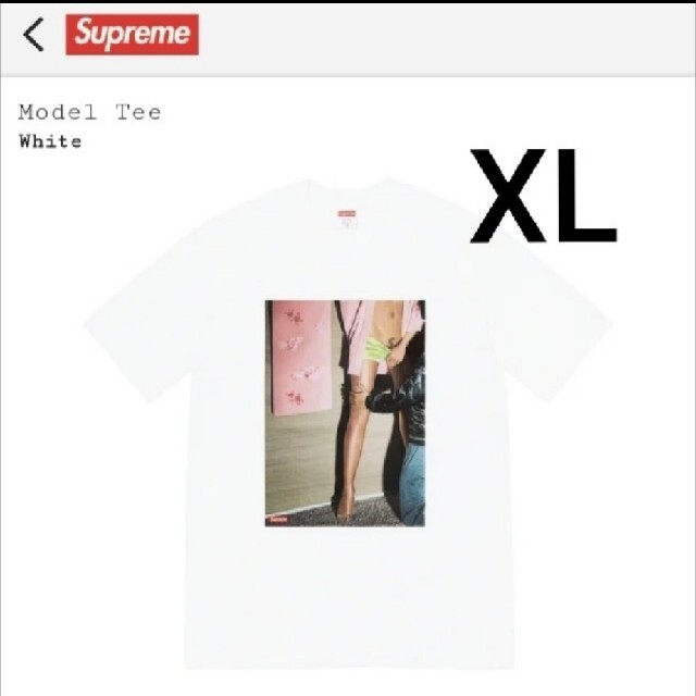 入園入学祝い Supreme - "White" Tee Model Supreme Tシャツ/カットソー(半袖/袖なし)