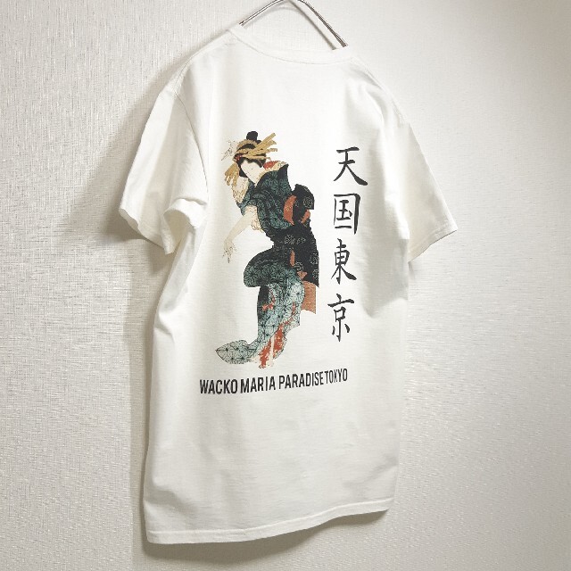 WACKO MARIA - WACKOMARIA ワコマリア 半袖 Tシャツ 浮世絵 天国東京 ...