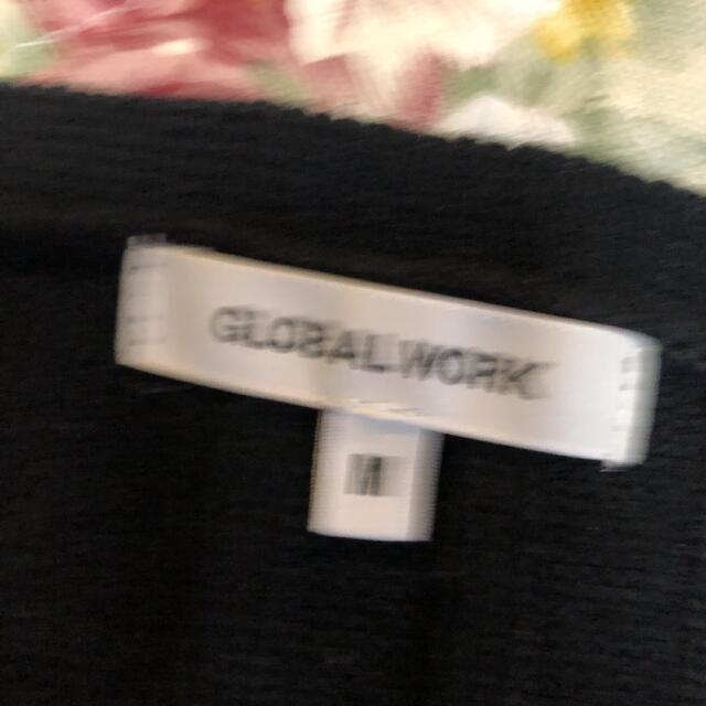 GLOBAL WORK(グローバルワーク)のグローバルワーク　ブラック　ニットワンピース　ブラック レディースのワンピース(ロングワンピース/マキシワンピース)の商品写真