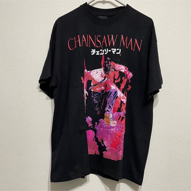 チェンソーマン Tシャツ 黒 XL 新品未使用 デンジ マキマの通販 チェンソーマン Tシャツ 黒 XL 新品未使用 デンジ マキマの通販
