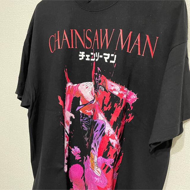 チェンソーマン Tシャツ 黒 XL 新品未使用 デンジ マキマの通販 チェンソーマン Tシャツ 黒 XL 新品未使用 デンジ マキマの通販