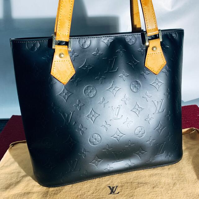 LOUIS VUITTON(ルイヴィトン)の極美品　ルイヴィトン　ヴェルニ　ヒューストン　バッグ　レディース　黒　ブラック レディースのバッグ(ハンドバッグ)の商品写真