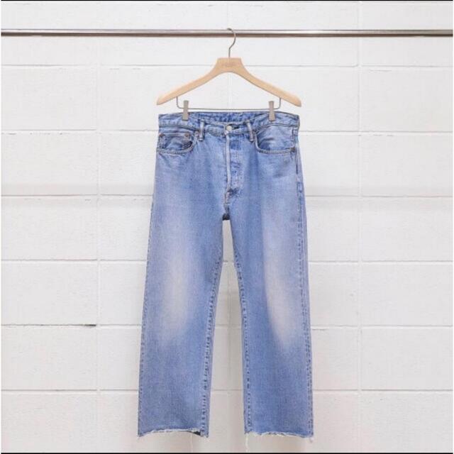 19aw unused  cut off denim pantsパンツ