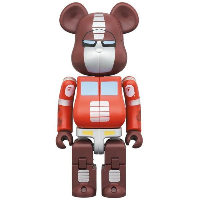 BE@RBRICK TRANSFORMERS OPTIMUS PRIME RED