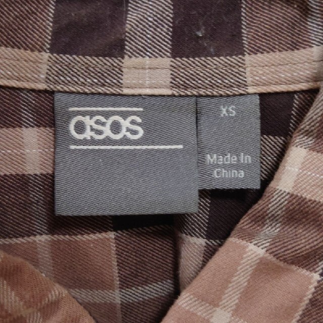 asos(エイソス)のASOS エイソス スキニーチェックシャツ メンズのトップス(シャツ)の商品写真