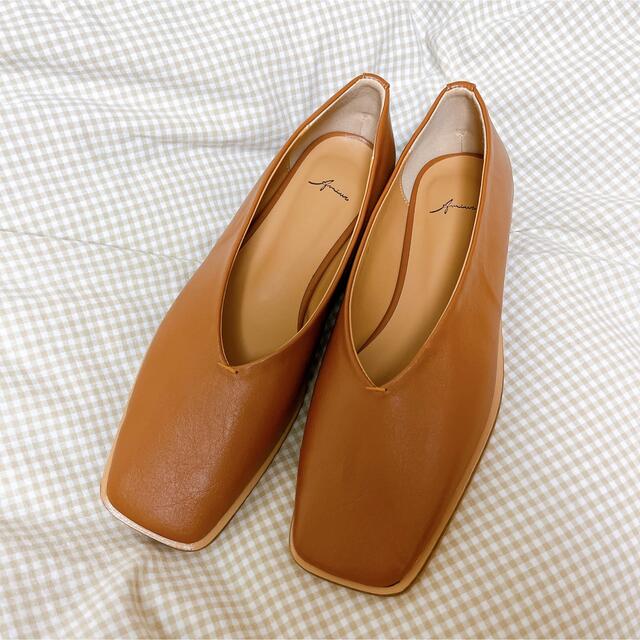 【新品未使用】Amiur square toe pumps