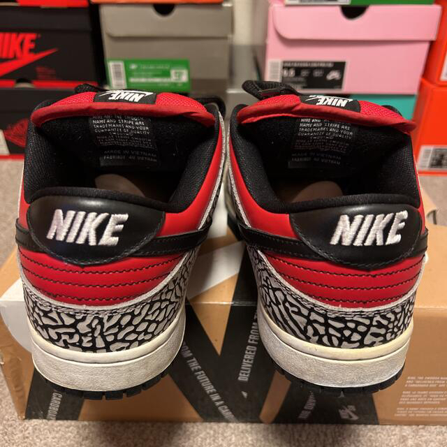 Supreme Nike Dunk SB Low Red Cement 27.0