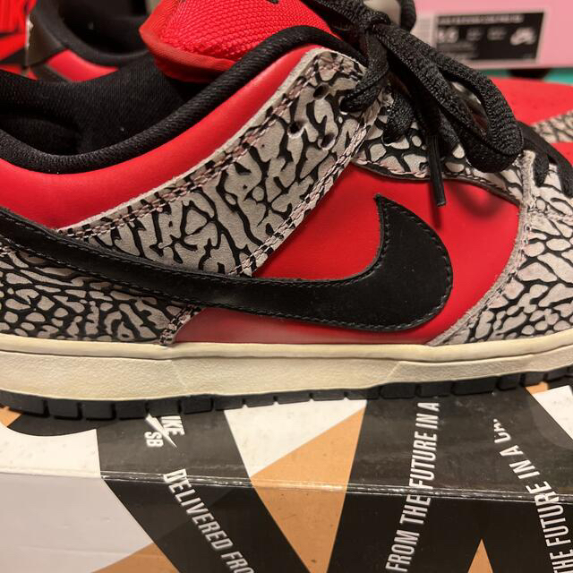 送込27.5cm Supreme/Nike SB Dunk Low Red