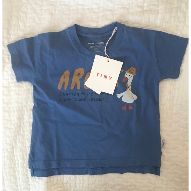 こどもビームス(コドモビームス)のTINNYCOTTONS  ARGOS TEE  2Y  新品未使用 キッズ/ベビー/マタニティのキッズ服男の子用(90cm~)(Tシャツ/カットソー)の商品写真