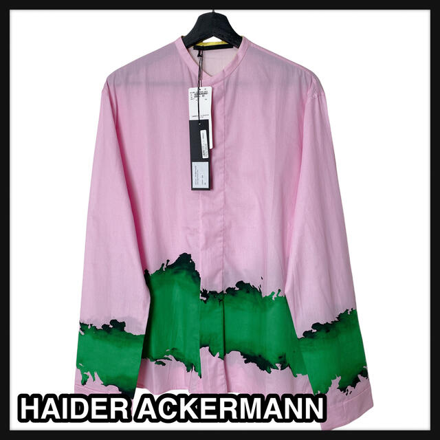 《新品》HAIDER ACKERMANN バンドカラーシャツ　メンズ