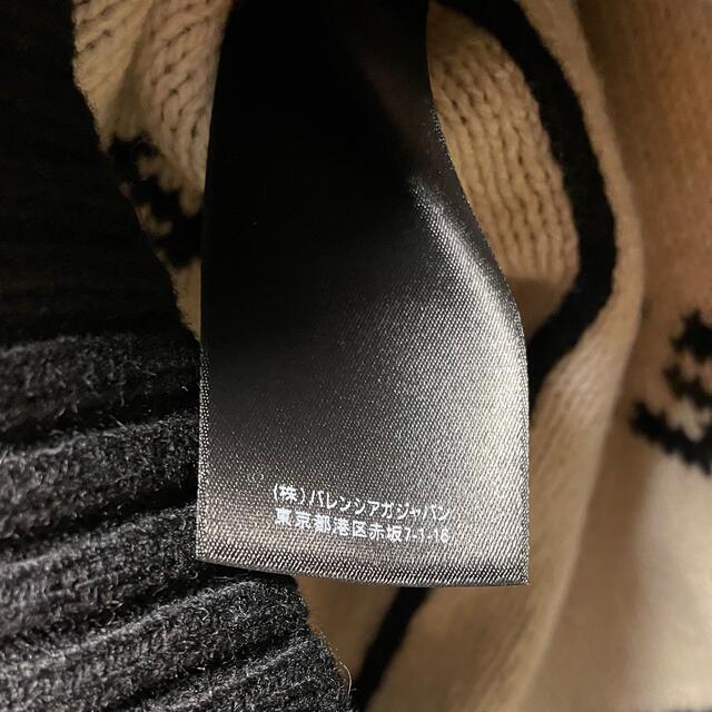 【美品】定価14.52万 バレンシアガ ジャカードニット ロゴ セーター/M 【美品】定価14.52万 バレンシアガ ジャカードニット ロゴ セーター/M