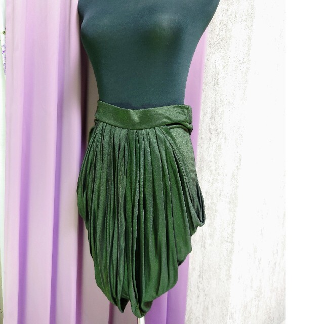 ドレープスカート Brazil製 未使用 美品 レディースのスカート(ひざ丈スカート)の商品写真