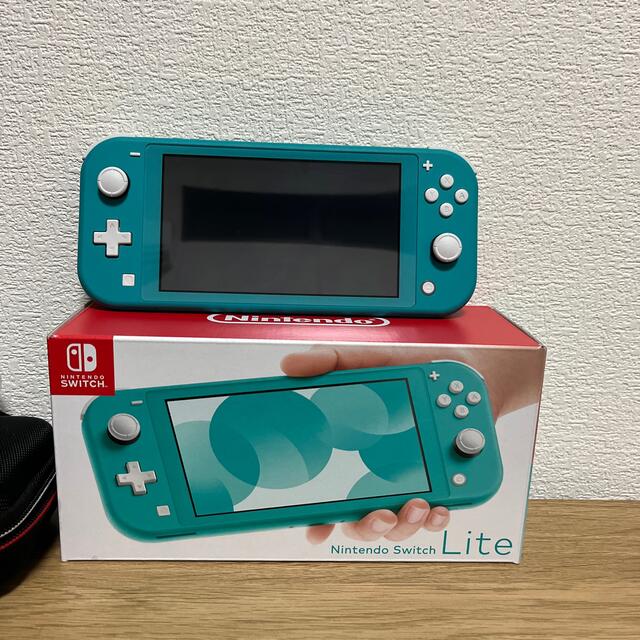 Nintendo Switch  Lite ターコイズ本体　カバー、ケース付き