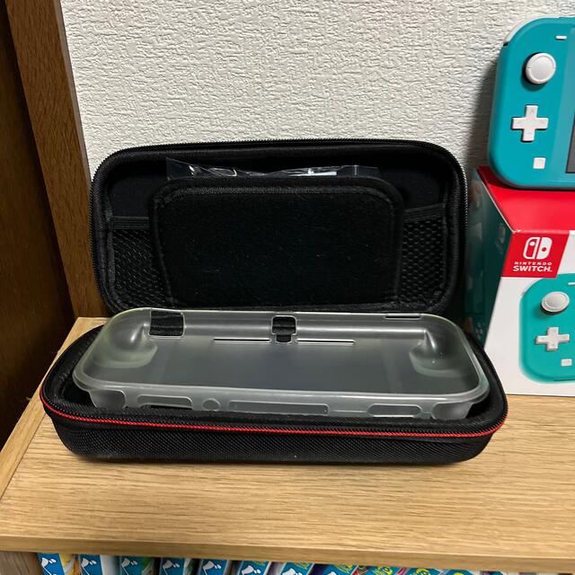 Nintendo Switch  Lite ターコイズ本体　カバー、ケース付き 1