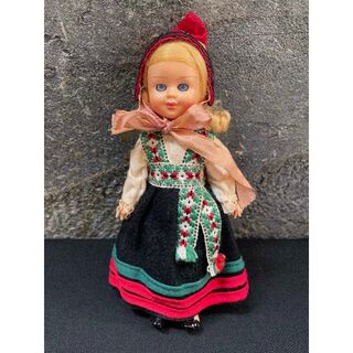 ヨーロッパ ヴィンテージ ドール 人形 セルロイド 民族 衣装