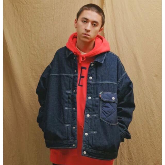 Levi's(リーバイス)のリーバイス レッド red リバーシブル ジージャン メンズのジャケット/アウター(Gジャン/デニムジャケット)の商品写真