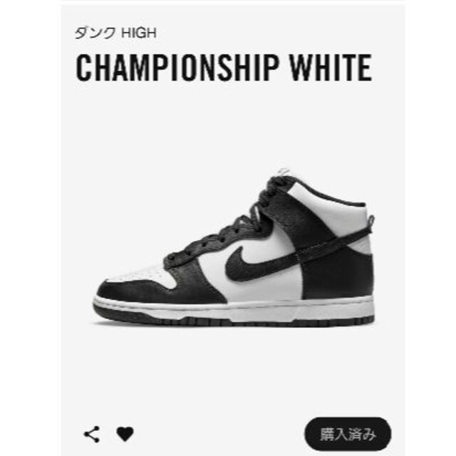 Nike Dunk HI チャンピオンシップ 27.5【検品のみ】SNKRS購入