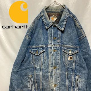 カーハート(carhartt)のUSA製 Carhartt カーハート デニムジャケット Gジャン インディゴ(Gジャン/デニムジャケット)