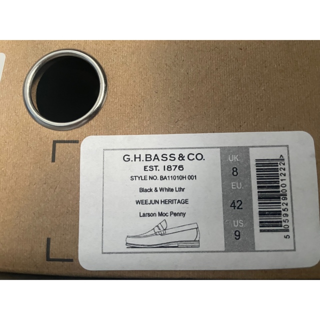 G.H.BASS(ジーエイチバス)のg.h.bass larson ローファー uk8 メンズの靴/シューズ(ドレス/ビジネス)の商品写真