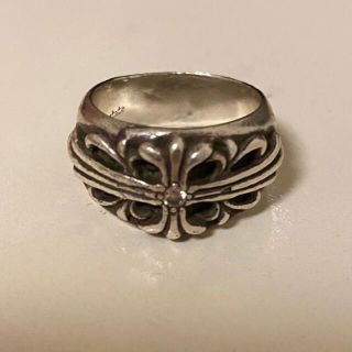 クロムハーツ(Chrome Hearts)の売り切り最終値下げ 正規品 クロムハーツ フローラルクロスリング 18(リング(指輪))