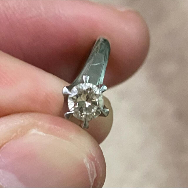 プラチナ900 ダイヤモンドリング 0.43ct 2