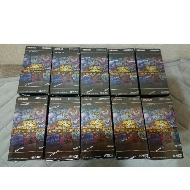 KONAMI - 新品未開封 シュリンク付き 遊戯王 ヒストリーアーカイブコレクション 10BOX