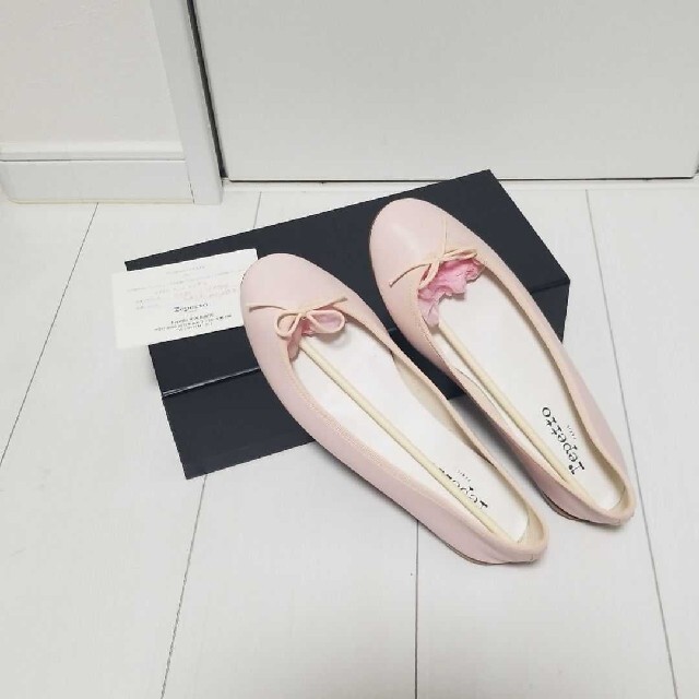 Repetto品番51192ｰ1ｰ70086やぎ革ピンク39.5cm