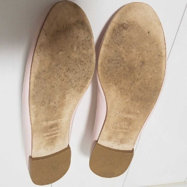 Repetto品番51192ー1ー70086やぎ革ピンク39.5cm