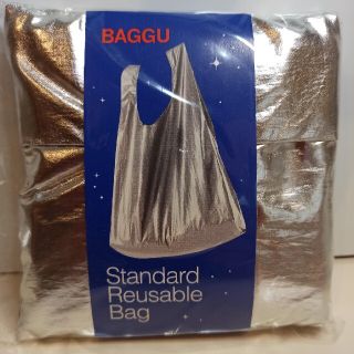 シップス(SHIPS)のbaggu バグー　メタリック　シルバー(エコバッグ)